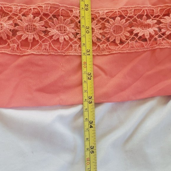 𝅺Umgee‎ Womens Coral Square Neck Embroidered Tunic/Dress size Med - Picture 12 of 12